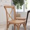 Merrick Lane Bardstown X-Back Bistro Style Wooden High Back Dining Chair